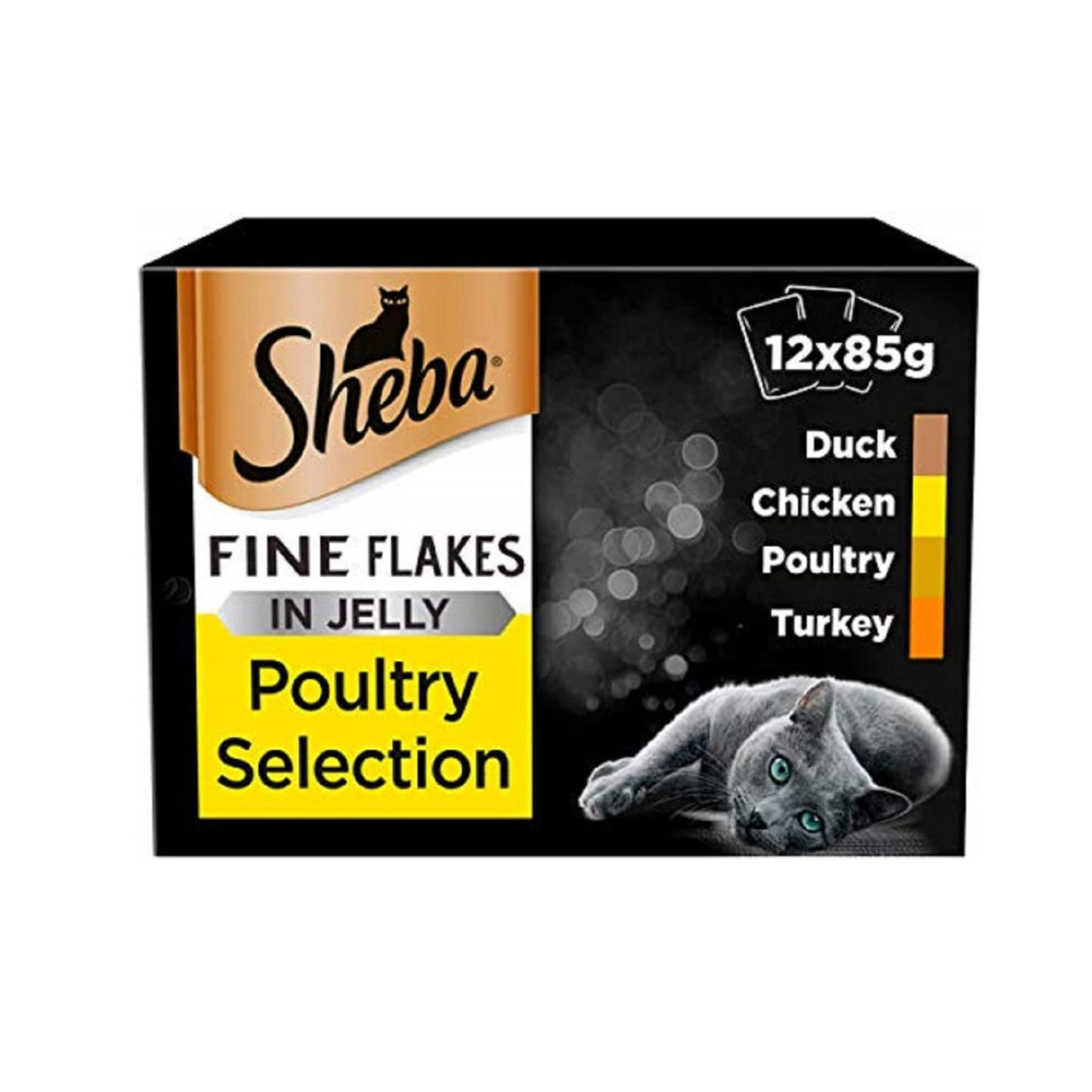 sheba poultry Sheba Poultry Delicasy Selection in Jelly 12x85g - Image 1