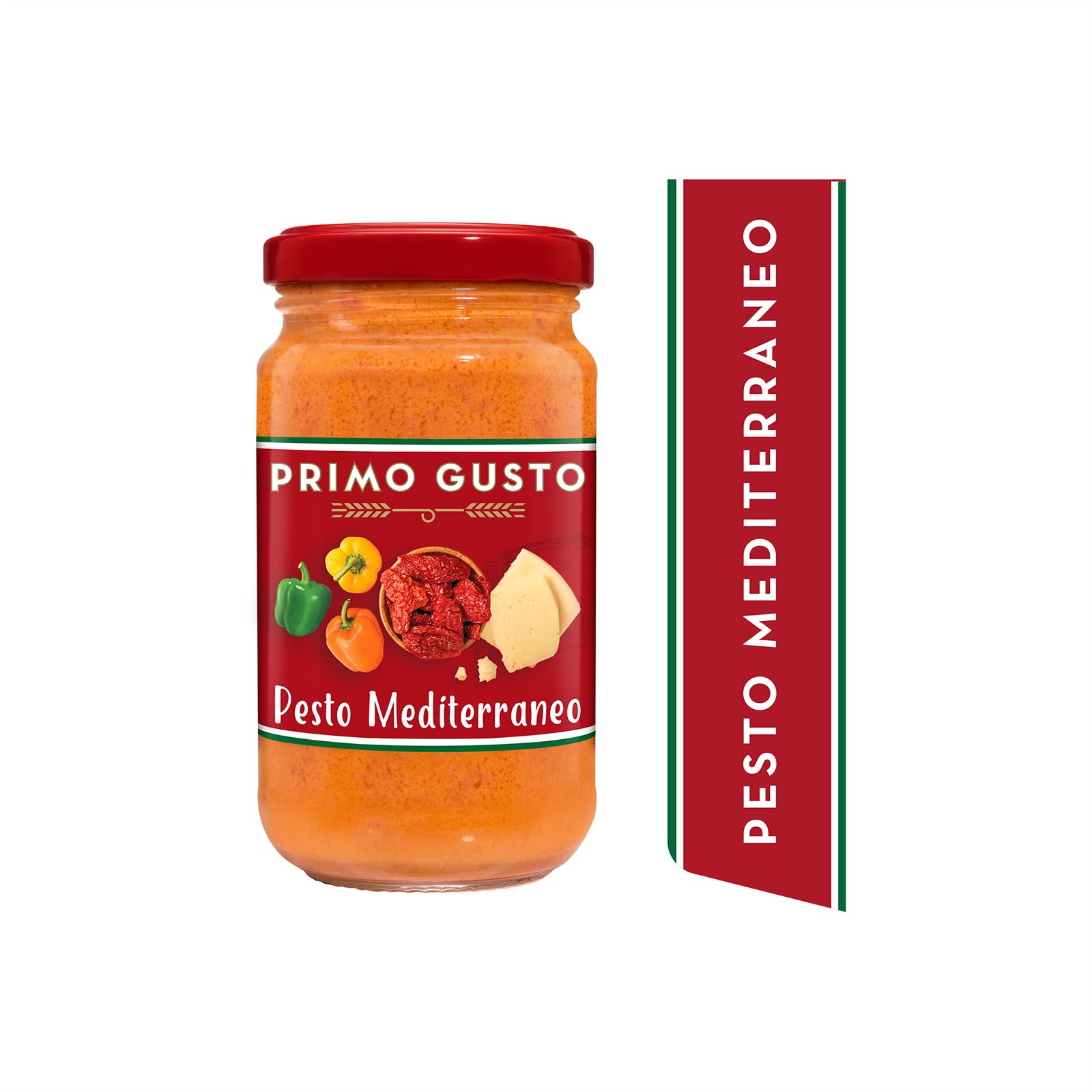 primo gusto meditteraneo Primo Gusto Pesto Mediterraneo 190g - Image 1